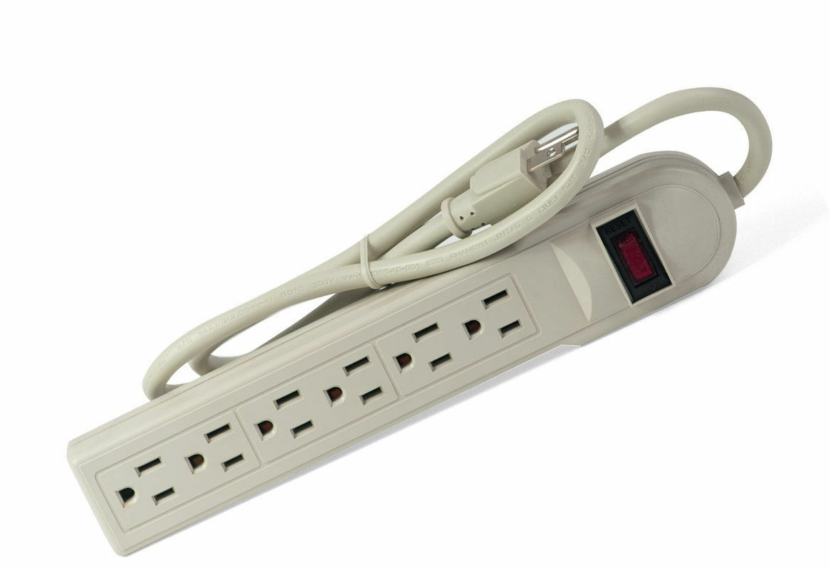 6 FT POWERBAR W/6 Outlets Surge Protection